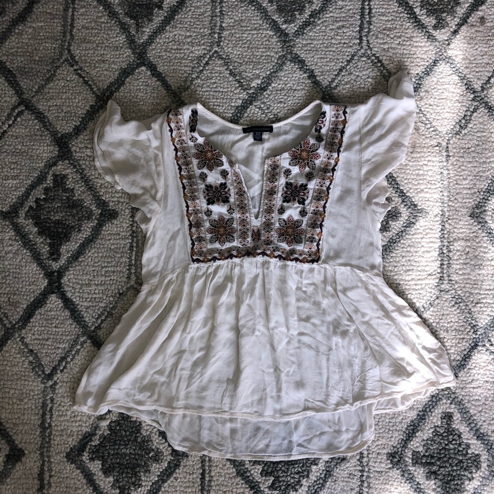 Boho American Eagle top